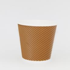 嘉盈轩斜纹咖啡杯9A280G一次性纸杯子瓦楞杯星巴克杯奶茶杯咖啡杯